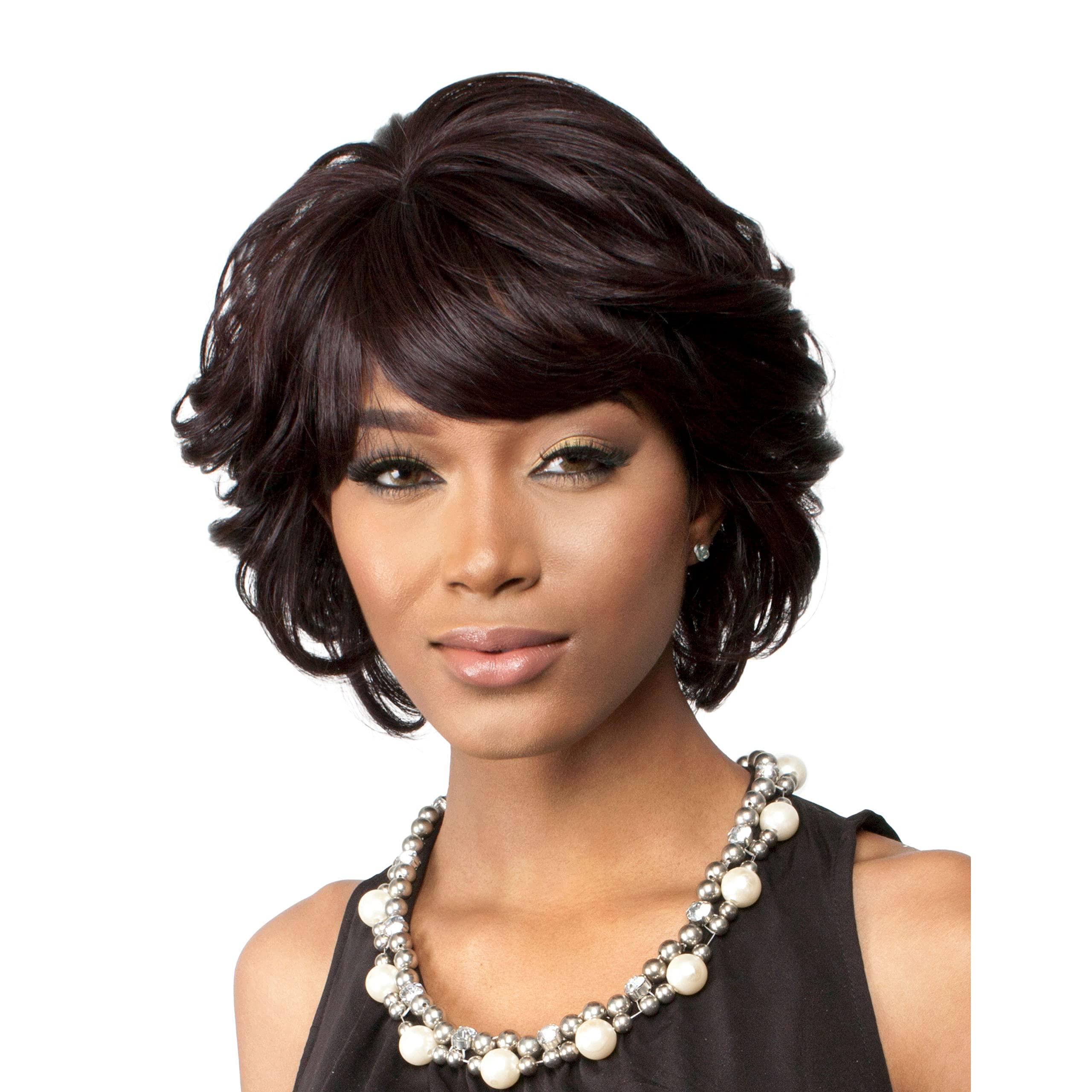 R&B Collection R&B Collection H-MISSY Premium Human Hair BLENDED Full Cap Wig (DT332)