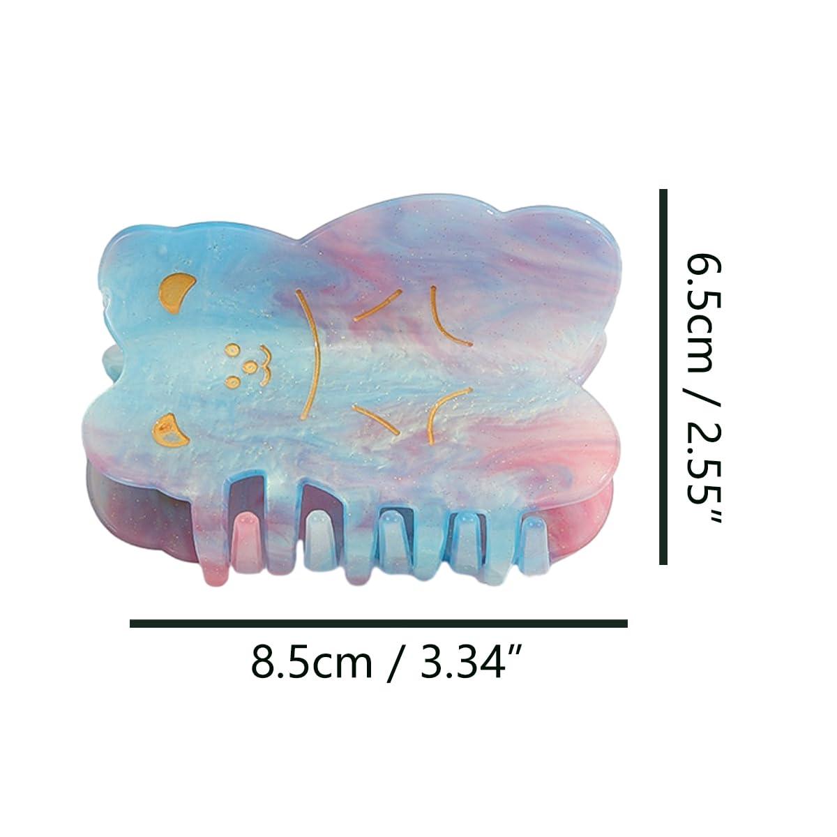 OMG Decor Candy Bear Hair Clip,Acrylic Hair Claw,Small Hair Clips for Women,S8