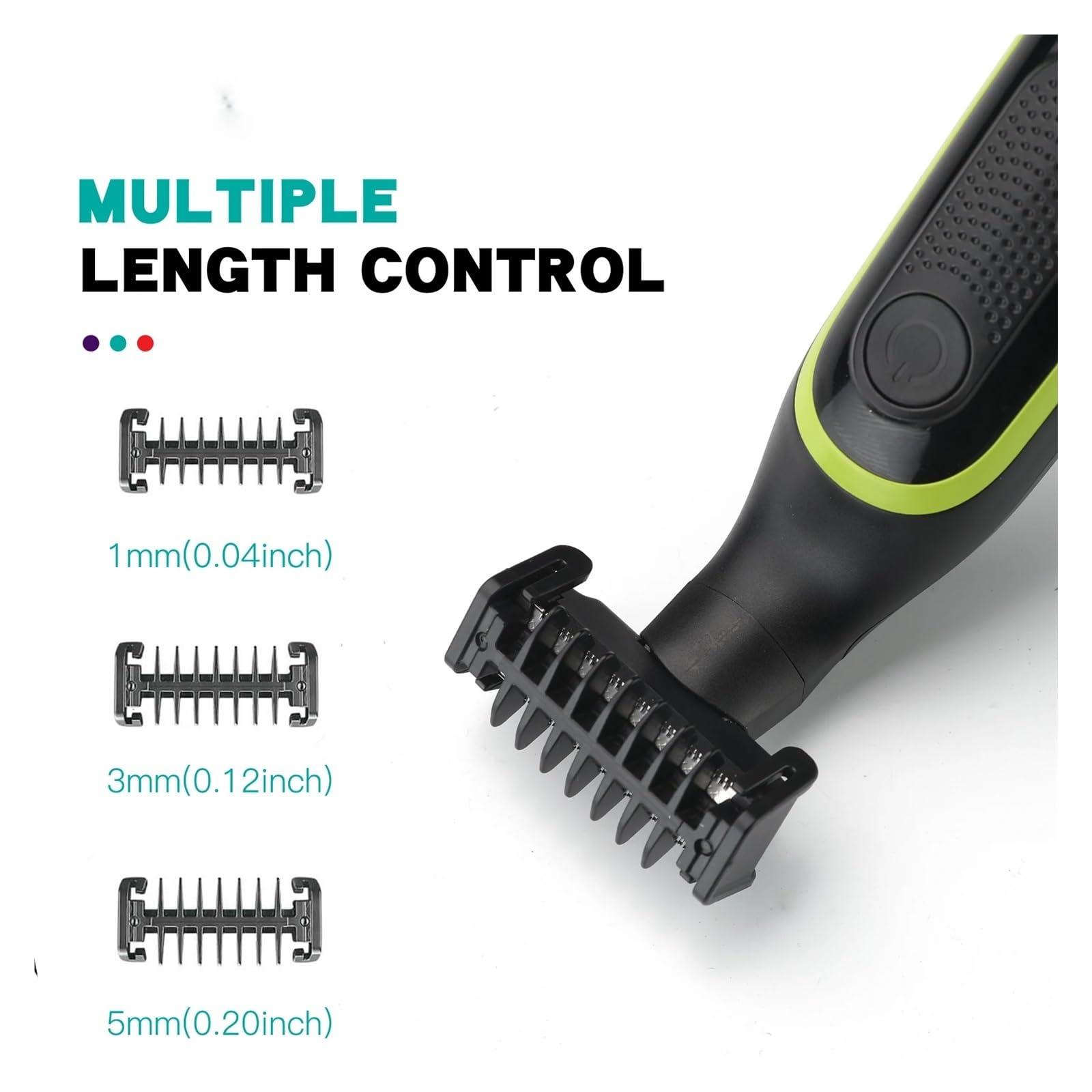 ONWEBAYK Razors V-G-R Shaver Waterproof Hair Trimmer Body Shaving Machine Face Razor Rechargeable Beard Trimmer Electric Shaver for Men V-017