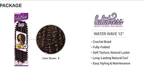 Hair Zone Sensationnel Crochet Braids Lulutress Water Wave 12" (3-PACK, 4)
