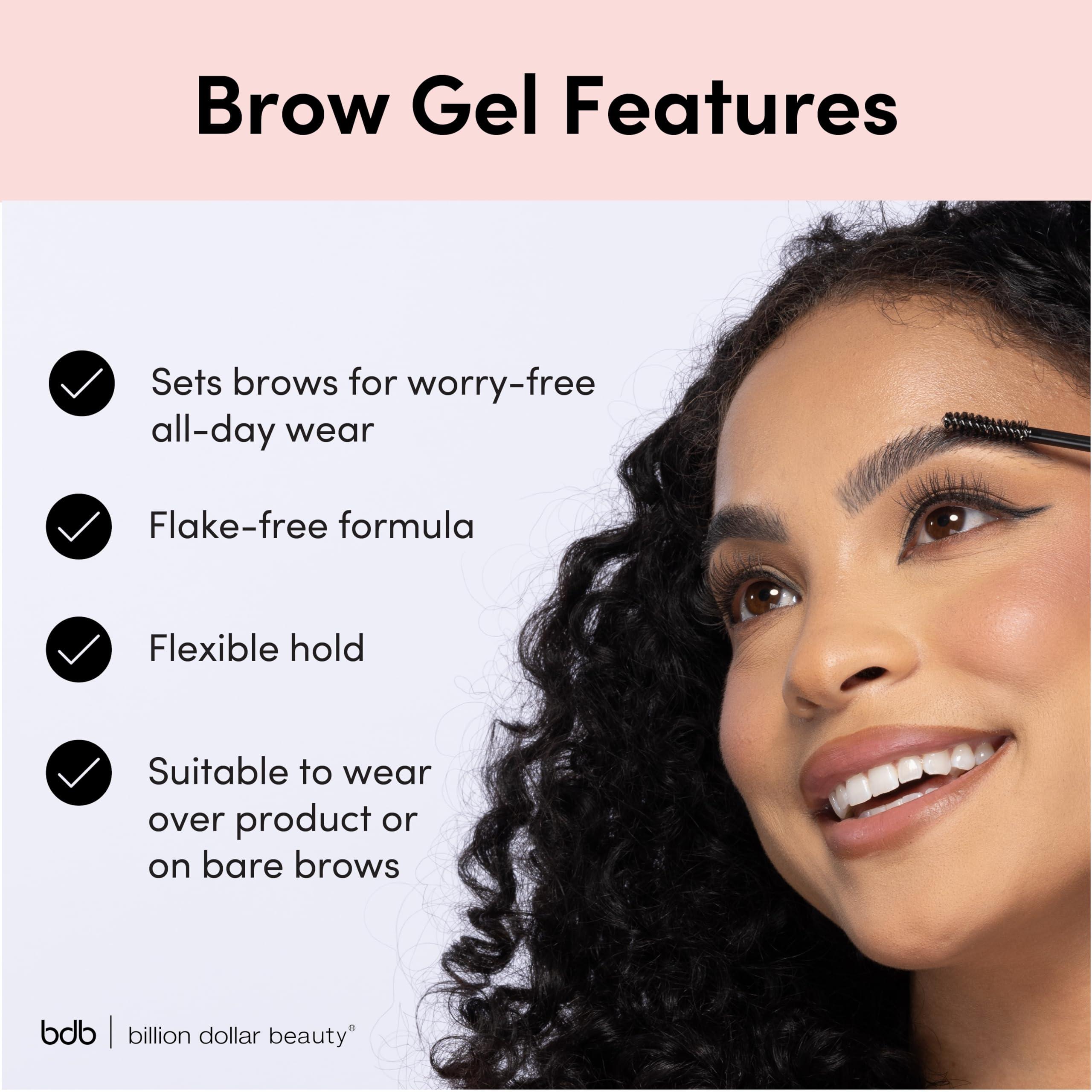 billion dollar brows Billion Dollar Brows Raising Brows & Brow Gel Kit 2 Raising Brows Pen (Taupe) and Brow Gel - Smudge-Proof & Water-Resistant, Creates Natural Looking Brows Effortlessly and Stays All Day