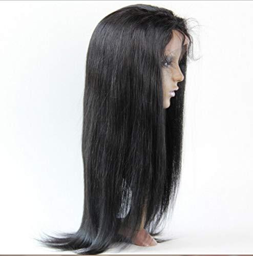 hairpr Full Lace Wigs 10" european Hair Invisible Part Human Hair Wig Natural Straight #1 Trademark:hairpr
