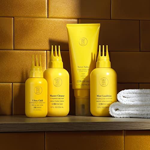 TPH by Taraji TPH BY TARAJI Never Salty Exfoliating Sugar Scalp Detox Hair Scrub with Sugar Crystals, Apple Cider Vinegar, Coconut & Peppermint Oils | Vegan, Sulfate, & Cruelty Free | For Women & Men, 6.7 fl. oz