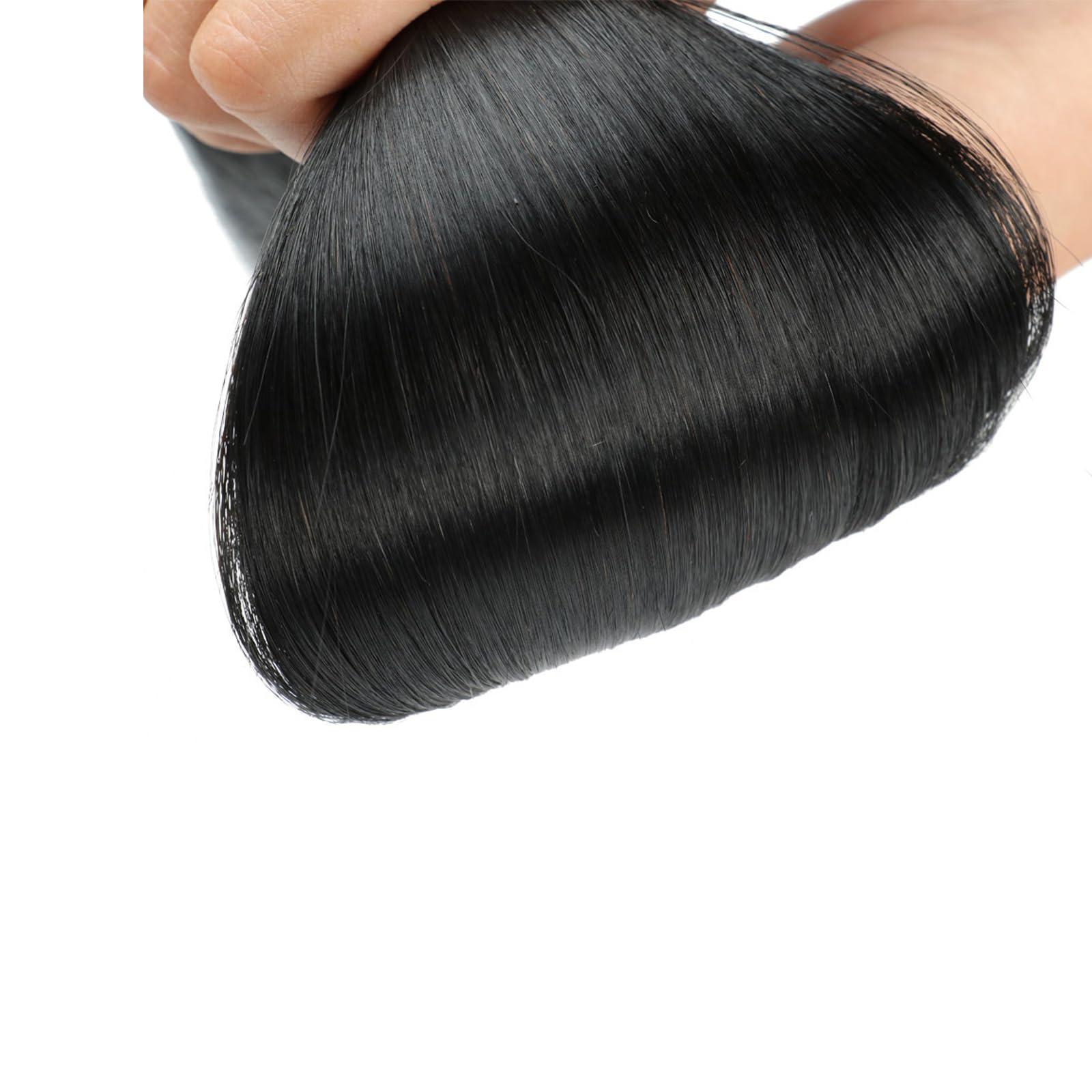 RIBONI U Tip Hair Extensions Real Human Hair Pre Bonded Hair Extensions Keratin U Tip Hot Fusion Hair Extensions U Tips Hair, 22Inch 100 Strands 50g Black