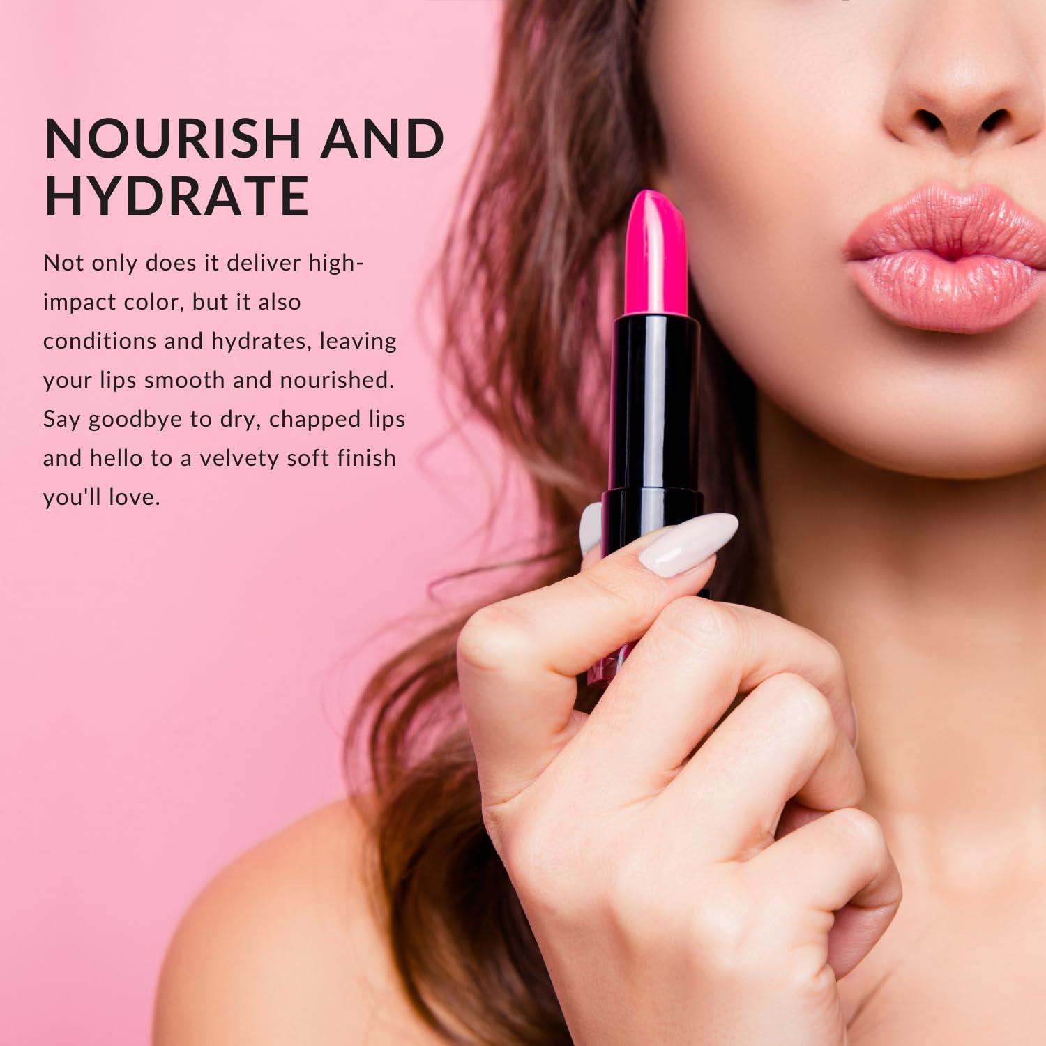 Color Me Beautiful Color Me Beautiful Color Renew Lipstick, Vibrant Lip Color Makeup, Hydrating Creamy Formula