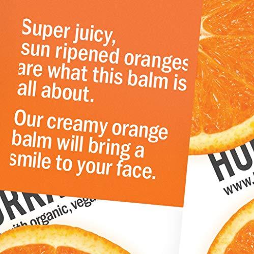 HURRAW! Hurraw! Orange Lip Balm, 2 Pack: Organic, Certified Vegan, Cruelty and Gluten Free. Non-GMO, 100% Natural Ingredients. Bee, Shea, Soy and Palm Free. Made in USA