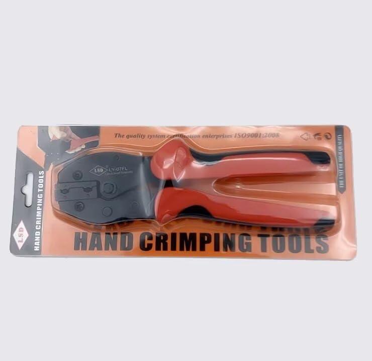Jyving LY-07FL flag terminals hand crimping tools for flag female insulating joint 1.25-2.5 mm carbon steel flat crimping pliers