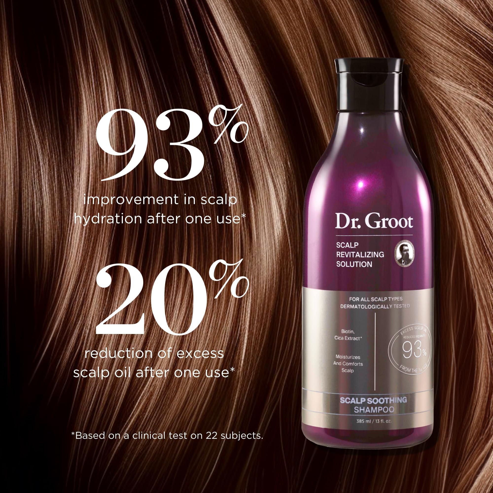 Dr. Groot Dr. Groot Scalp Revitalizing Shampoo with Biotin, Centella, and Prebiotics - Moisturizing Korean Kbeauty Solution for Dry Scalp