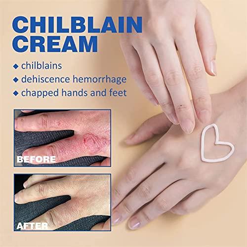 DRXVE DRXVE Chilblain Cream, Anti-cracking Frostbite Moisturiser Deep Nourishing, Anti Crack & Hand Foot Cream, Foot Repair Cream, for Dry Cracked Heels Callus Remover (2 Pc)