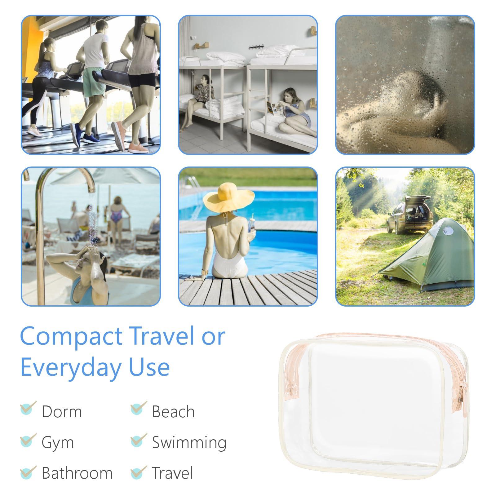 PACKISM PACKISM Hanging Travel Toiletry Bag and TSA Approved Clear Bag, Bundle Sales