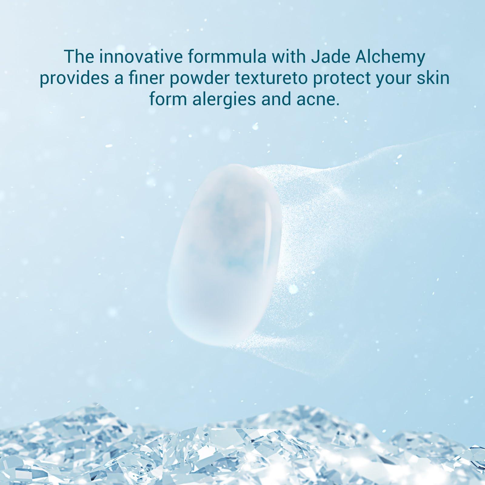 FLORASIS FLORASIS Breathable Loose Setting Powder, Flawless Jade Lightweight Long-Lasting Makeup Powder for Face (08 Amber)