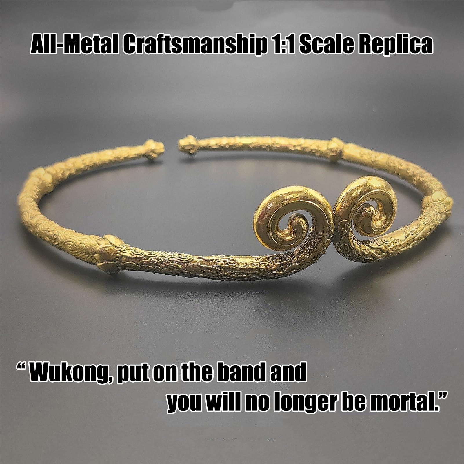Opaeroo Opaeroo Monkey King Headband Black Myth Jewelry Sun Wukong Constricting Headband Metal Decorations