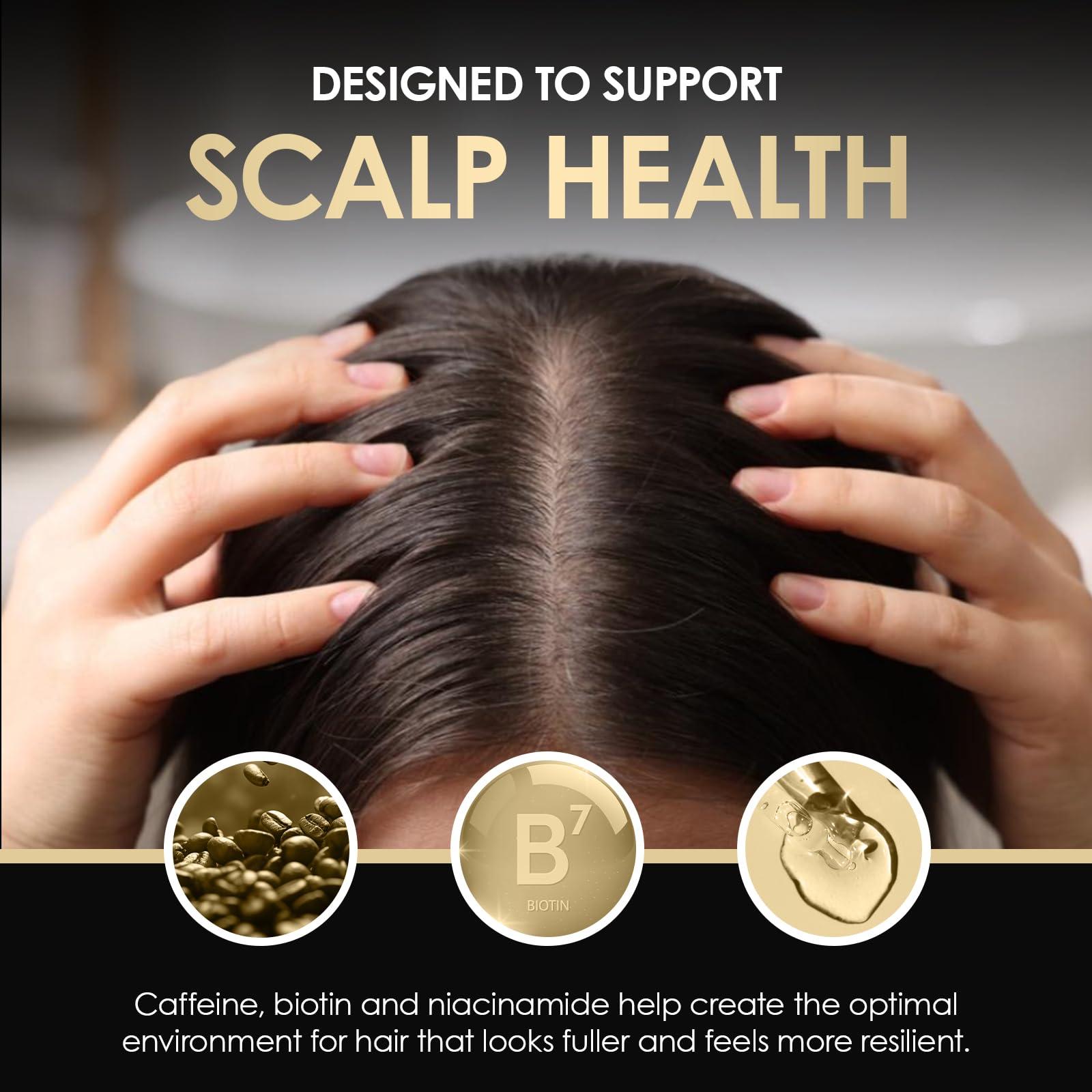 ThickTails ThickTails Stimulating Hair Growth Shampoo for Women | Sulphate-Free Caffeine & Biotin Formula | Encourages Fuller-Looking Hair | Supports Scalp Health | Colour-Safe & Hydrating