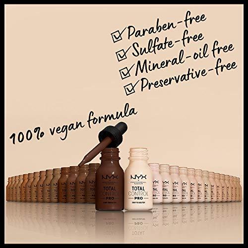 NYX PROFESSIONAL MAKEUP NYX PROFESSIONAL MAKEUP Total Control Pro Drop Foundation, Skin-True Buildable Coverage - Light Porcelain