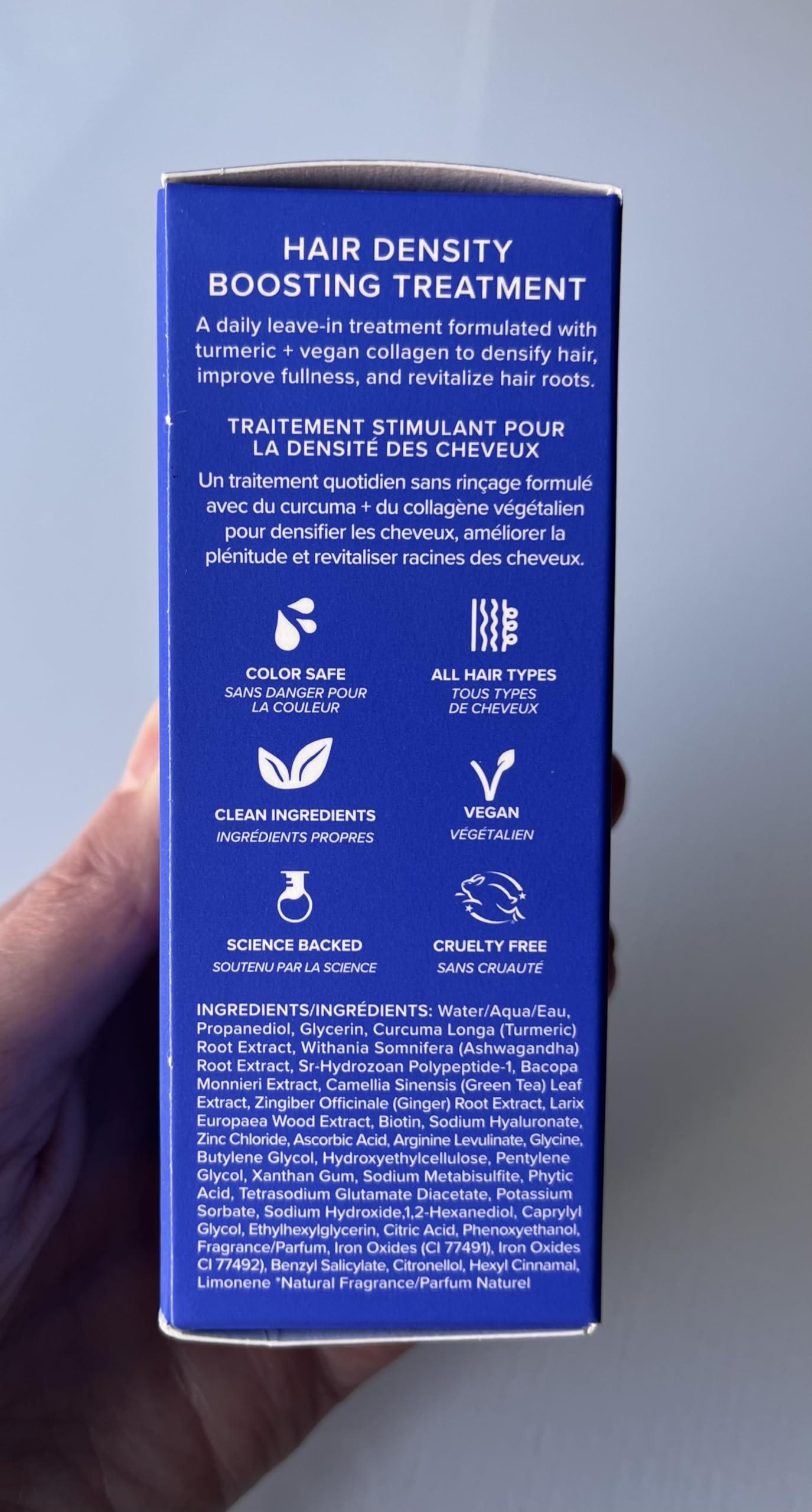 AAVRANI AAVRANI Hair Density Boosting Treatment - Ashwagandha, Vegan Collagen, And Turmeric Scalp Serum For Thicker, Fuller Hair - Vegan, Non-Greasy - 2 Fl Oz