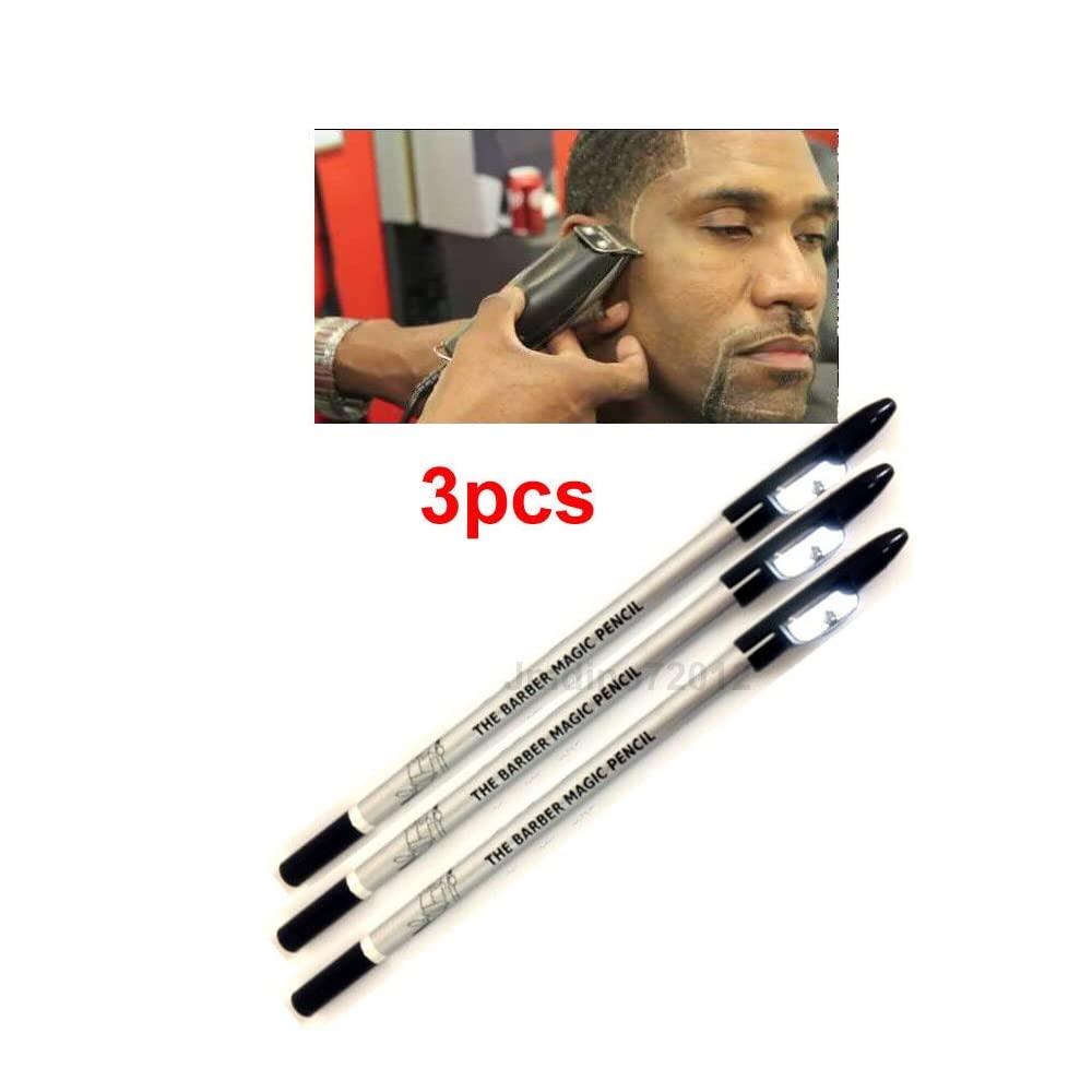 Generic 3pcs D.Beige Barber\'s Magic Pencil, for outlining before trimming and shaving by 24/7 store