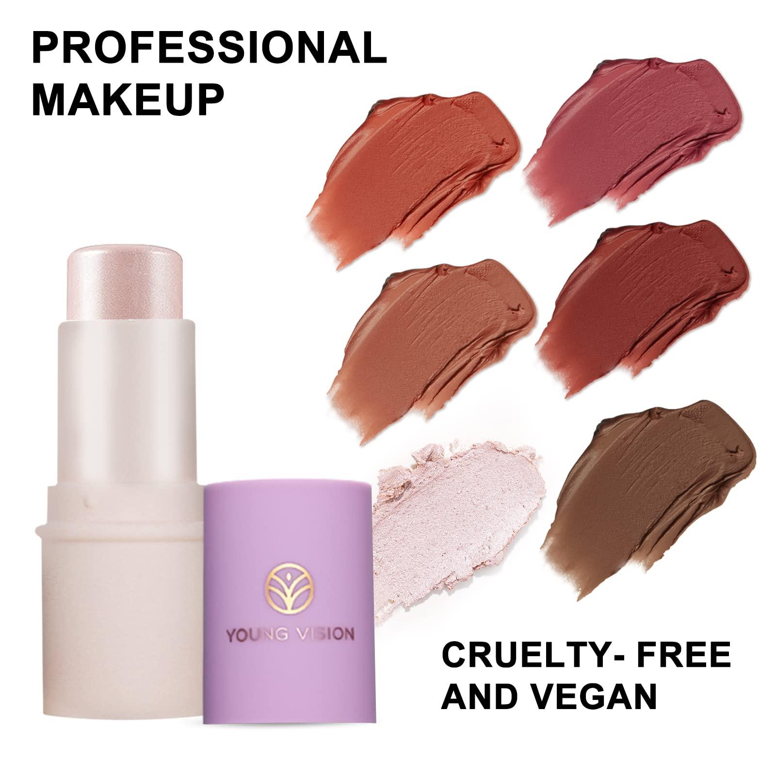 YOUNG VISION YOUNG VISION Contour Stick Makeup, Bronzer and Matte Finish Makeup Stick for Women, Lightweight and Blendable Professional Makeup Contour…
