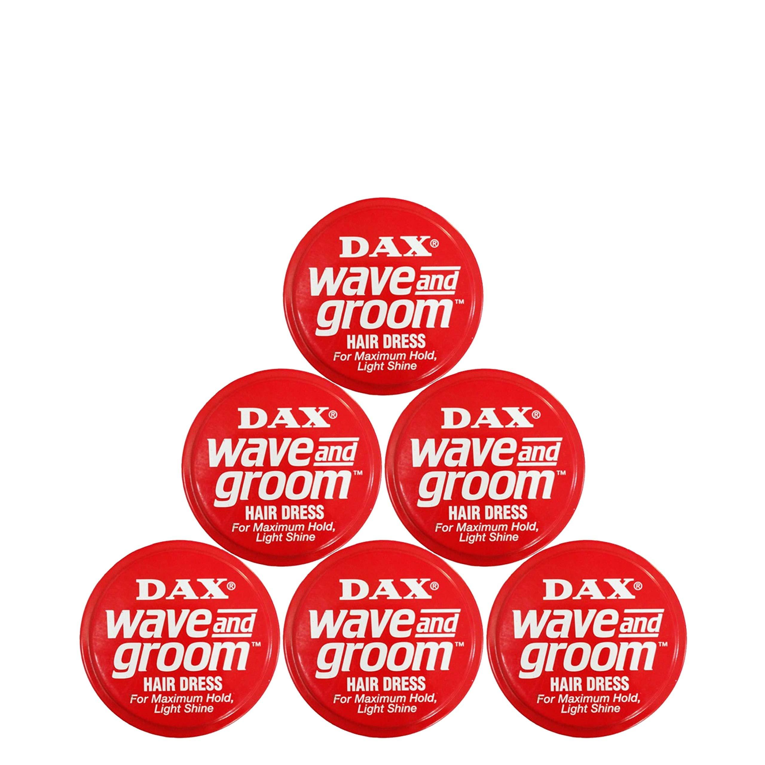 DAX Dax Wave and Groom Hair Dress, 3.5-Ounce Jars (Pack of 6)