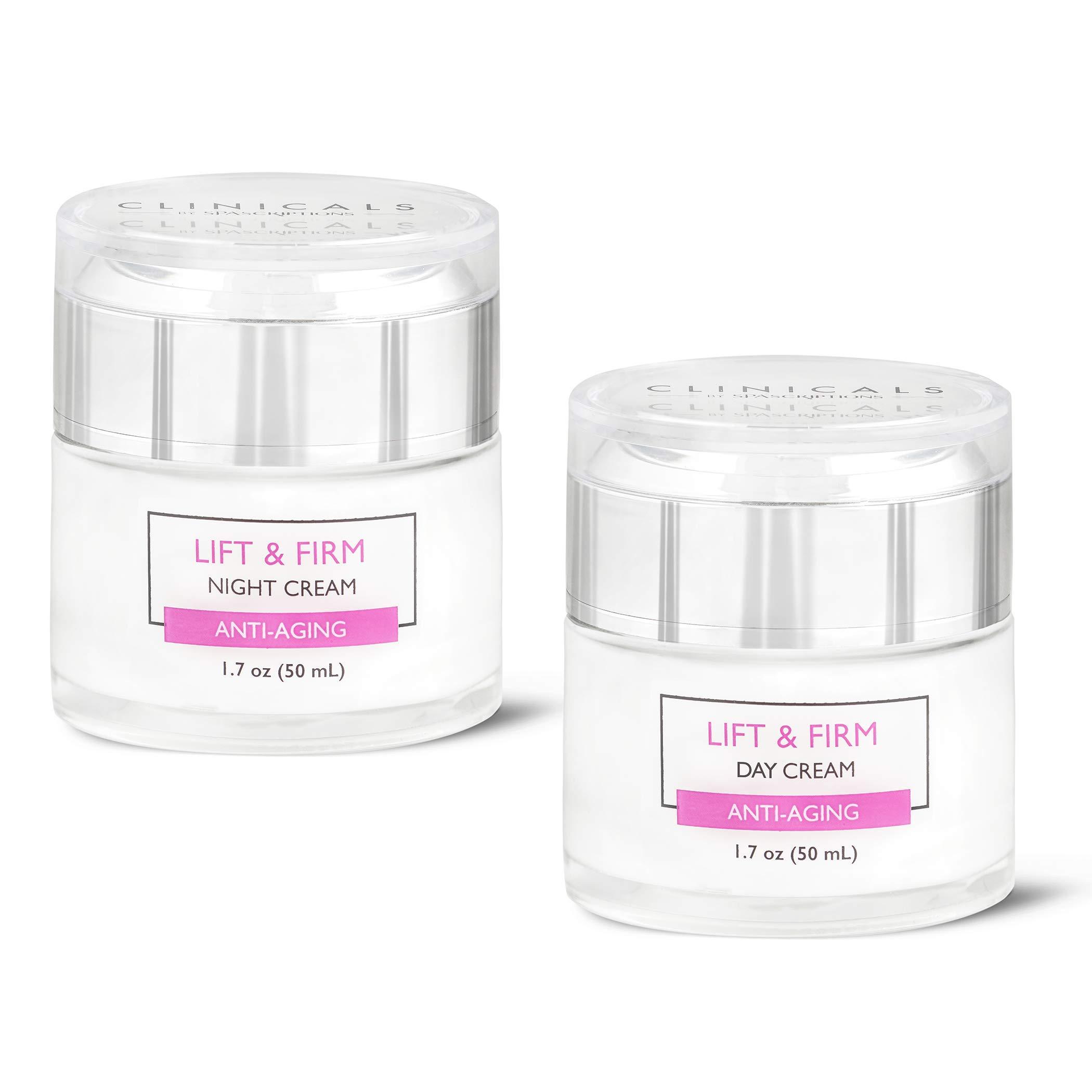 SpaScriptions SpaScriptions Clinicals- Lift & Firm Day & Night Cream Set with Collagen - 2 Pack (1.7oz)