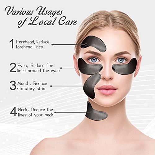 Permotary Permotary 30 Pairs Gel Collagen Eye Pads,Crystal Collagen Under Eye Mask for Moisturizing,Reducing Fine Lines&Dark Circles& Puffy Eyes Under Eye Patch for Women Men, Black