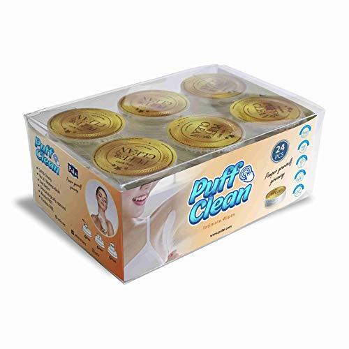 Pufai Pufai Puff Clean Intimate Wipes Cleaning Sensitive Area Applicable All Skin Types 72 Capsules 3 Box