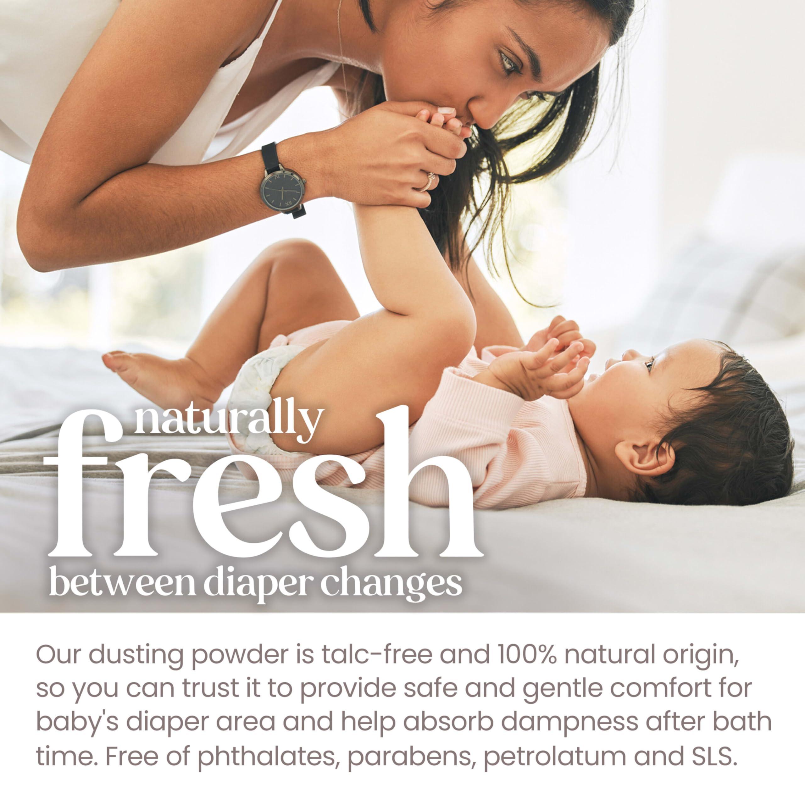 Burt\'s Bees Burt\'s Bees Baby Dusting Powder, 100% Natural Origin, Talc-Free, Pediatrician Tested, 7.5 Ounces, Pack May Very