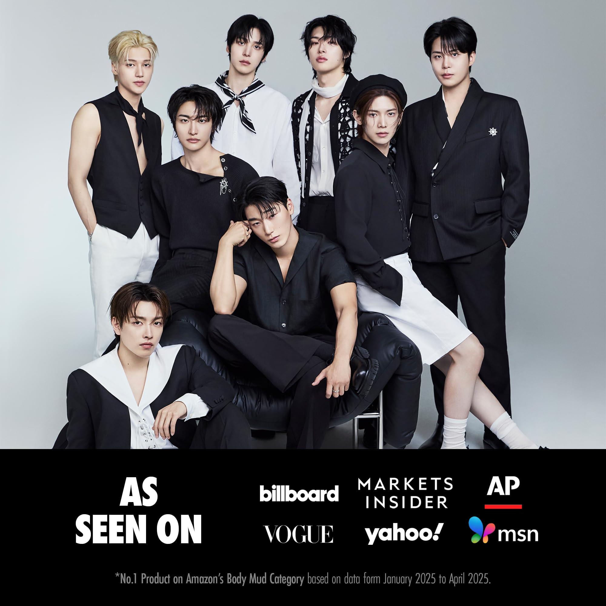 BRMUD BRMUD Relief Mud Mask - Cardi B Mask - Body Mud Hydrating & Moisturizing Deep Pore Cleanser Face & Body Mask w/ 91.8% Nature-Derived Ingredients - K Beauty Oil Control Wash Off Body Mud (3.71 fl oz)