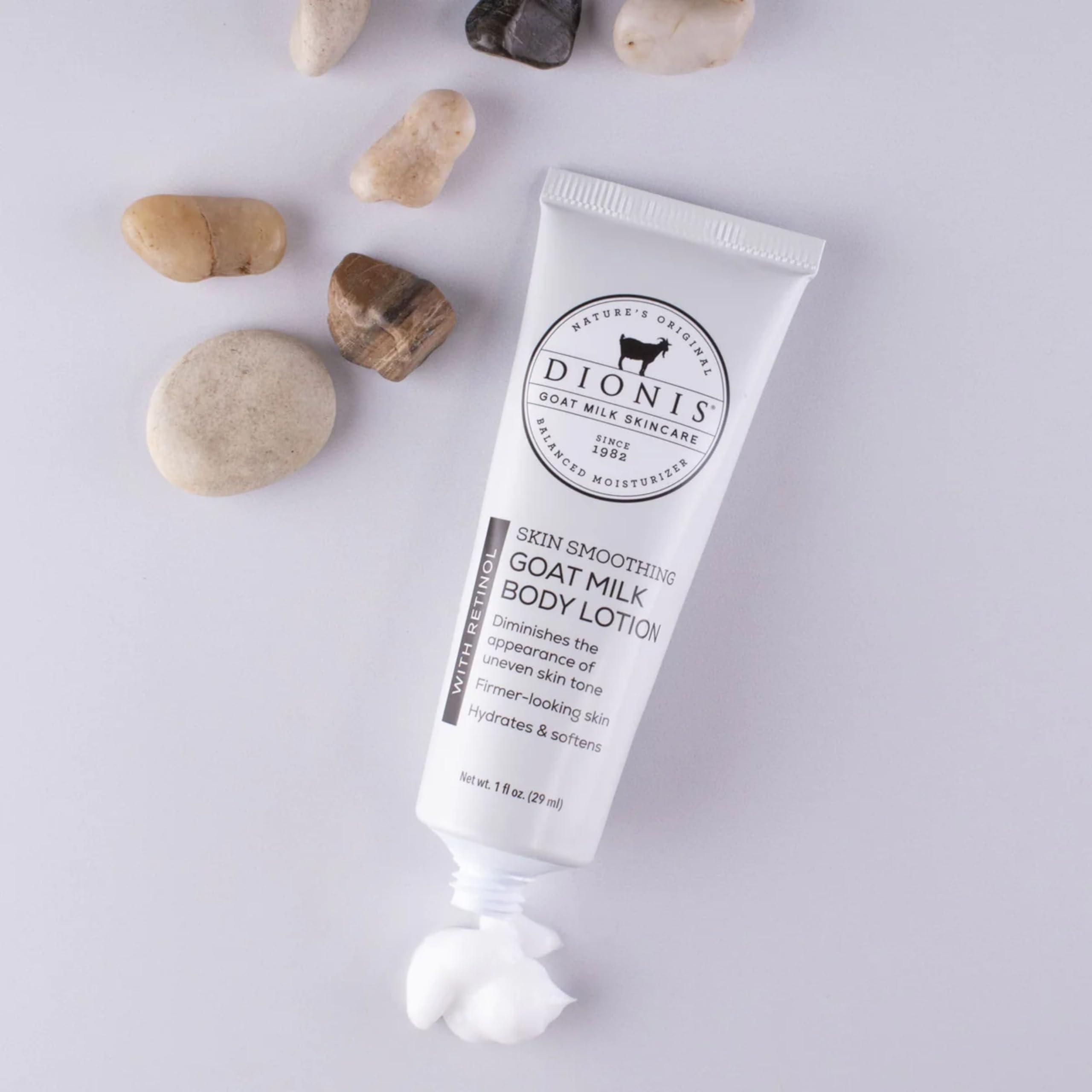 Dionis Dionis Milk & Honey Youth Boosting Goat Milk Hand Cream, 2oz + Goat Milk Body Serum & Body Lotion, 1oz each