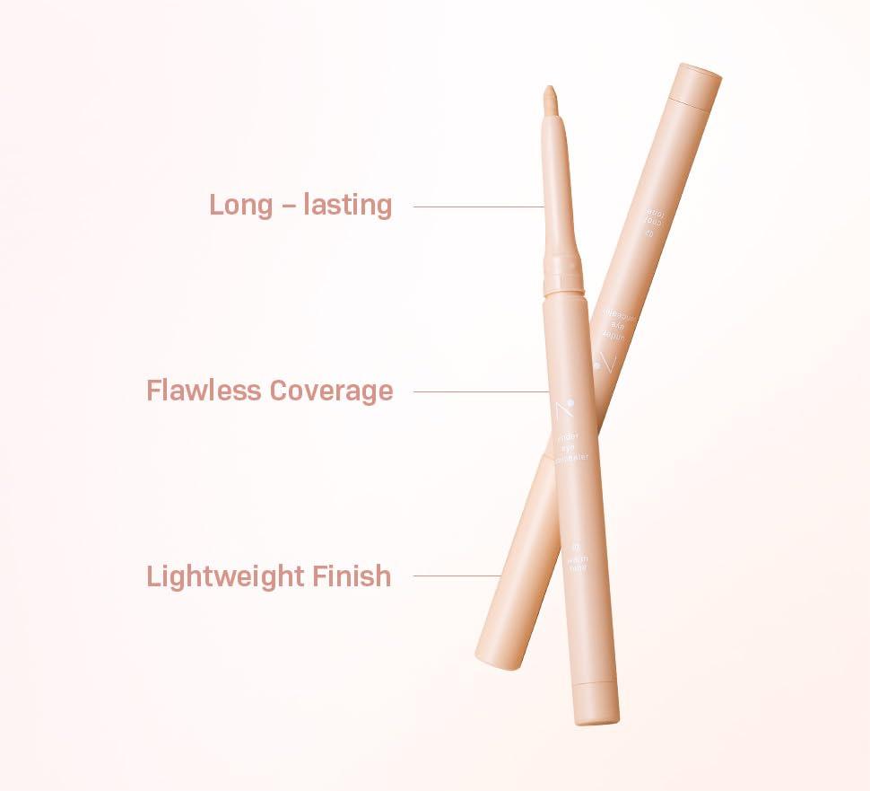 Nobev Nobev Under Eye Highlighter Pencil (02 Cool) | Korean Aegyo Sal Concealer with Flawless Coverage