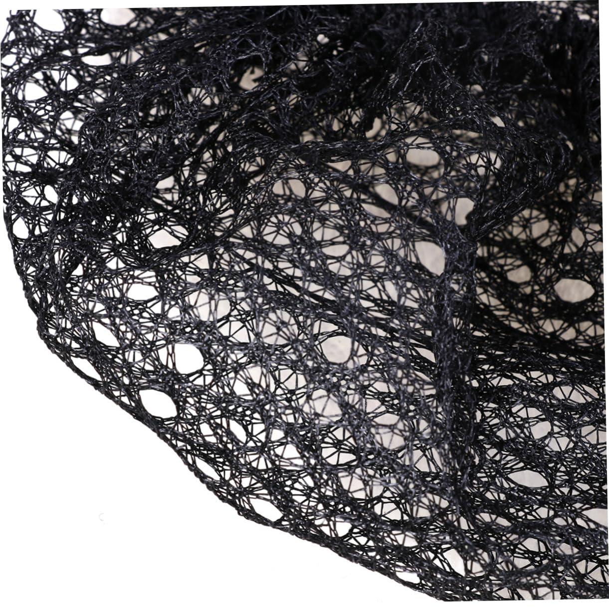 Beavorty Beavorty Black Hair Net 12 Pcs Disposable Hair Net Covers Sleep Hair Bun Net Holder Disposable for Women Hair Nets Food Service Hair Net for Long Hair Wig Hair Set Work