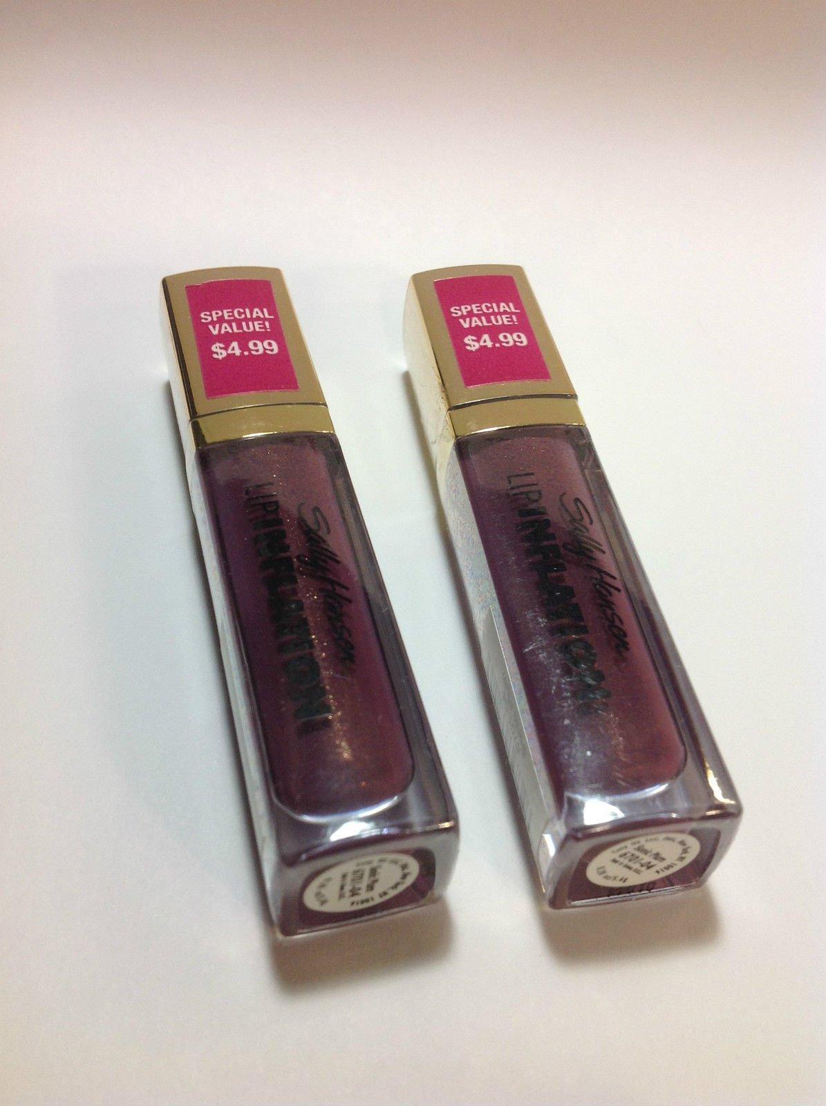 Sally Hansen (Pack of 2) sally Hansen Lip Inflation Plumping Treatment (Sonic Plum) Sealed Full Size.
