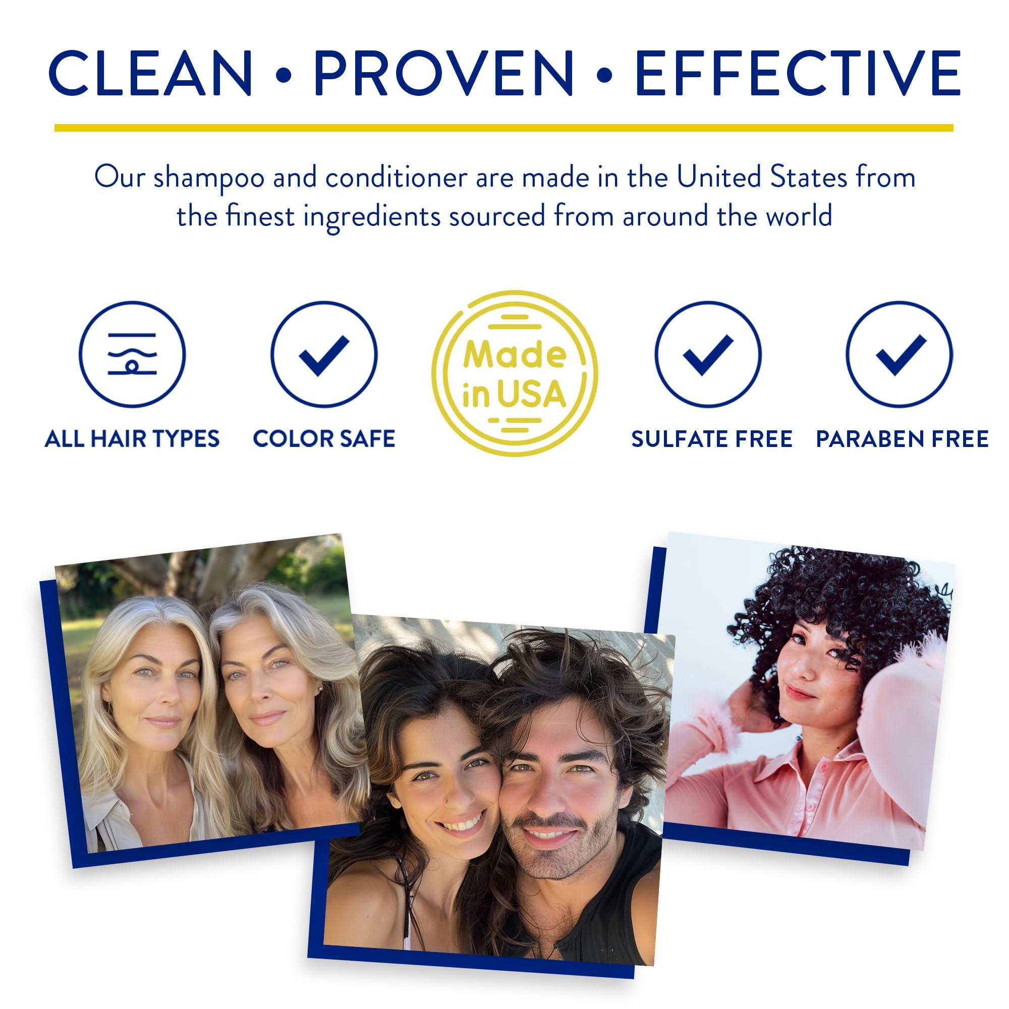 Routine Wellness Routine Wellness Anti-Thinning Shampoo for Thinning Hair - Biotin DHT Blocker Women & Men - Color Safe Shampoo for Hair Loss & Healthy Growth - Coconut & Vanilla - 14oz