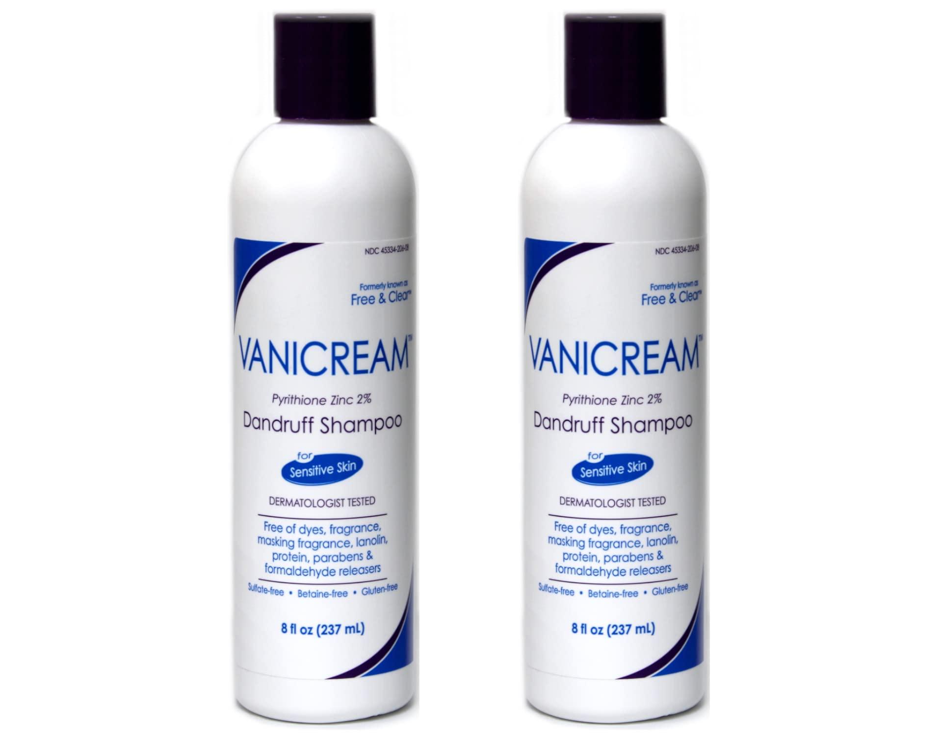 Vanicream Vanicream Medicated Anti-Dandruff Shampoo, 8 fl oz Each (Pack of 2)