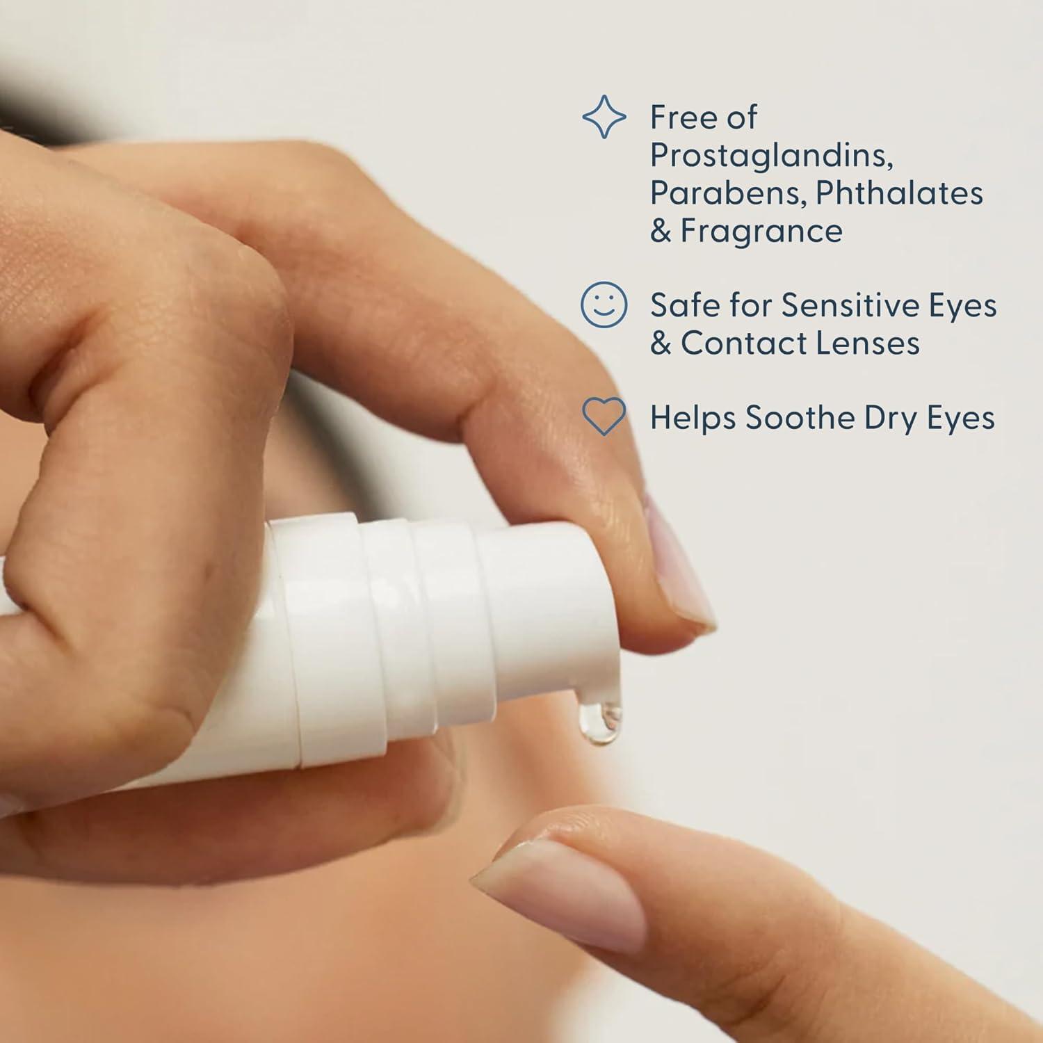 twenty/twenty beauty Get Growing Lash & Brow Serum  Thicker, Fuller Looking Lashes & Brows - Vegan & Safe for Sensitive Eyes - Ophthalmologist Developed - Cruelty-Free, Clean Ingredients