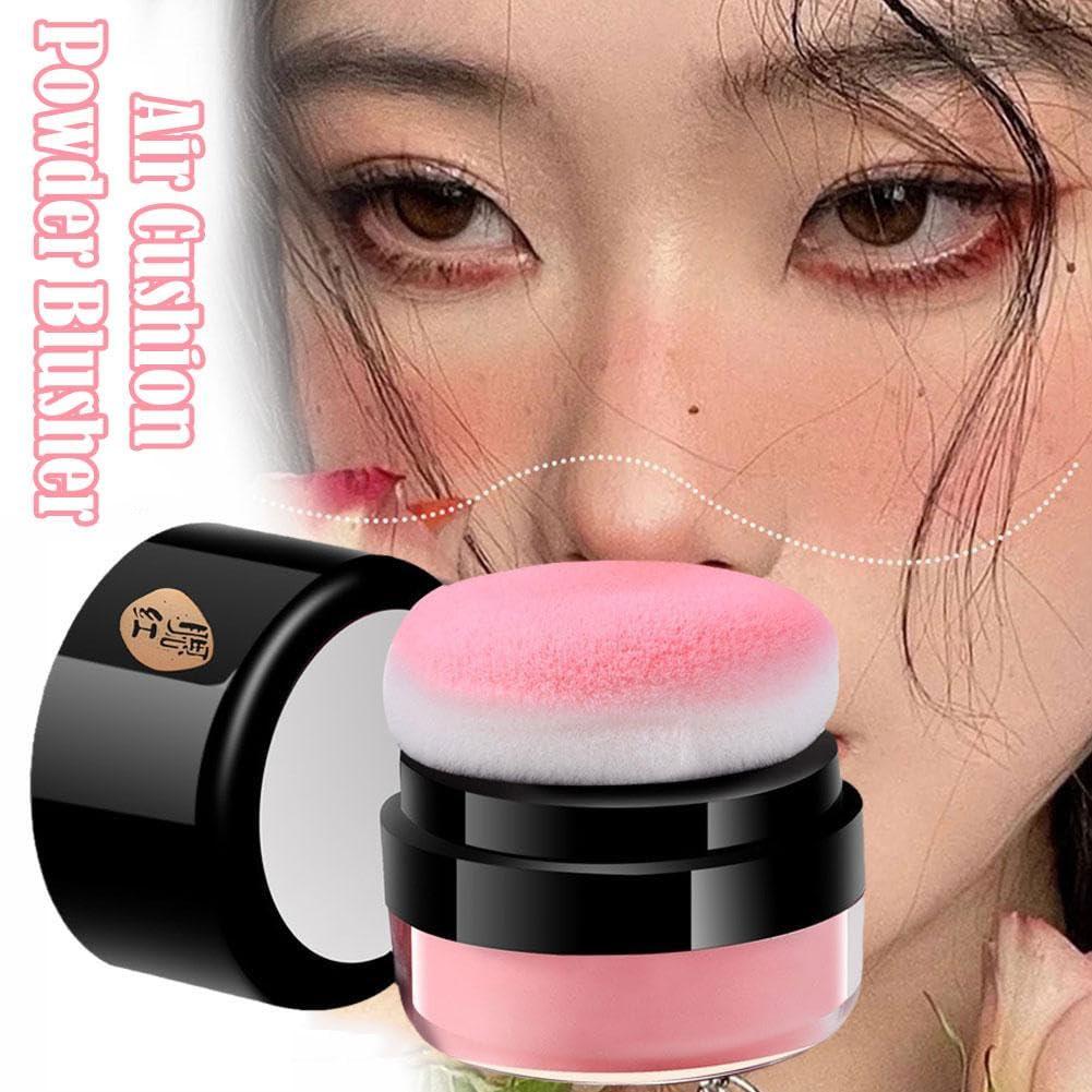 Generic Powder Blusher Matte Blush Powder Mushroom Head Air Cushion Blush High Gloss Soft Mist Cheek Rouge Natural Waterproof Face Contour Makeup Cosmetics