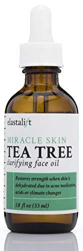 Elastalift Elastalift Tea Tree Oil Facial Spot Treatment W/Witch Hazel Clarifying Tea Tree Oil For Face Helps Target Redness, Acne, Bumps, Dry Itchy Skin, & Large Pores Non-Irritating, 1.8 Fl Oz (2-Pack)