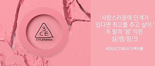 3CE 3CE Style Nanda Face Blush, Matte, Pink, Palette, 5g, 0.17oz (DELECTABLE)