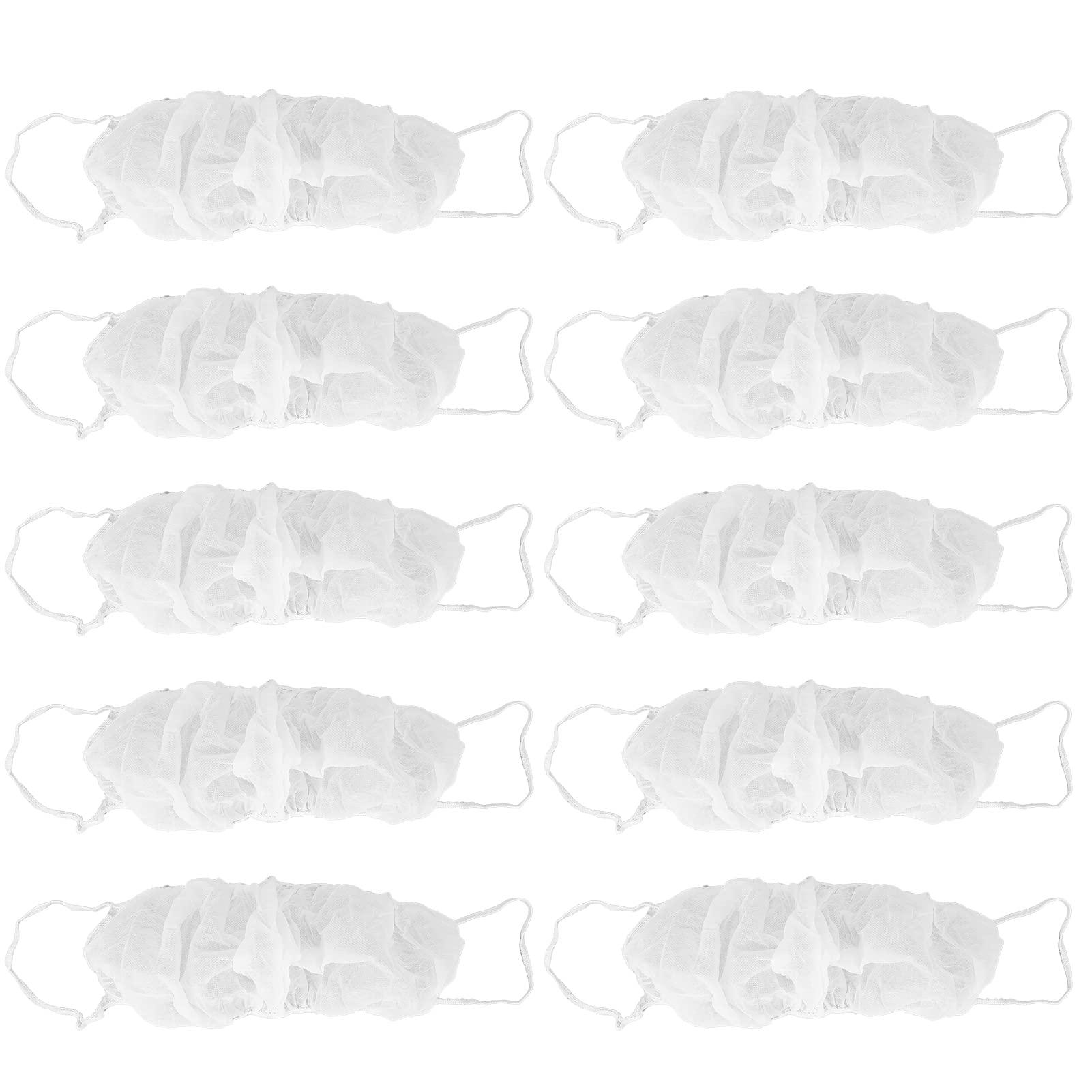 Brrnoo 10pcs Disposable Bras Non Woven Fabric Disposable Beauty Salon Brassieres Top Underwear, Women\'s Disposable Bras Disposable Spa Top Underwear Brassieres Tops for Women(White)