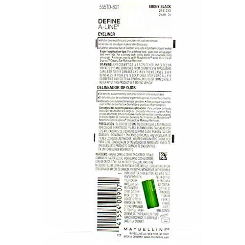 Maybelline New York Maybelline Define-A-Line Eyeliner - 801 Ebony Black