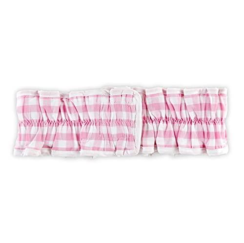 Bella Il Fiore Bella Il Fiore Spa Headband Soft Cotton Spa Facial Headband with Velcro Closure, One Size Fits Most, Pink Gingham