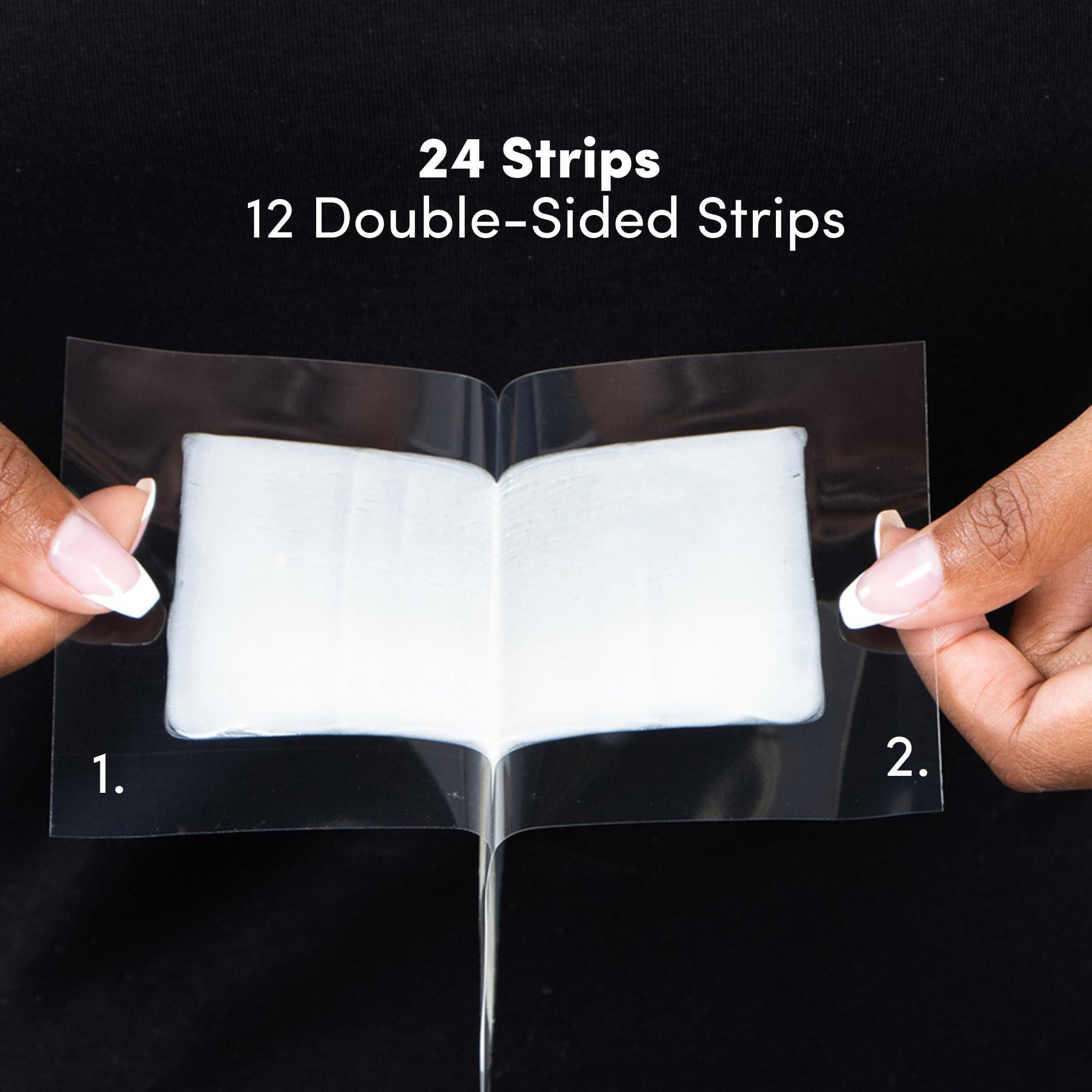 Parissa Parissa Legs & Body 24 Biodegradable Wax Strips Kit for At-Home Hair Removal with Ready-to-Use Large Wax Strips for All Hair Types, Pink (PW-ST40)