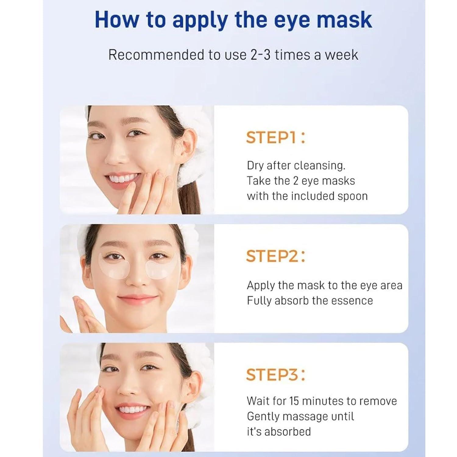 Qiuumey Qiuumey Eye Bag Removal Patch Japanese - Men Anti-Wrinkle Firming Eye Bag Patch Shuai Nan, Eye Bags and Dark Circles Firming Patch, Eye Bags Removal Branded Eye Bags Dark Circles Firming Patch