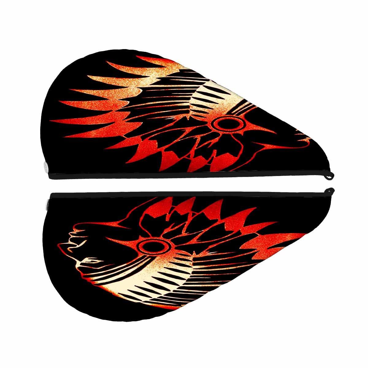 IBILIU IBILIU Indian Style Hair Towel Wrap,Hair Tuban with Button,Native American Style Tribal Fast Drying Hair Cap for Women Men
