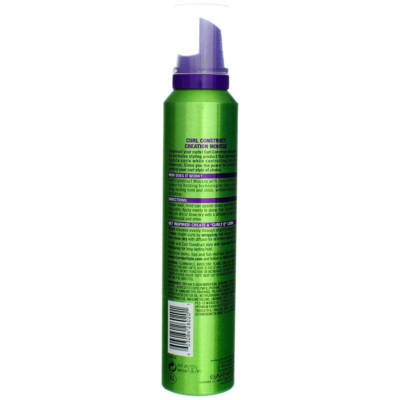 Garnier Garnier Fructis Style Curl Construct Creation Mousse Extra Strong Hold 6.80 oz ( Pack of 2)