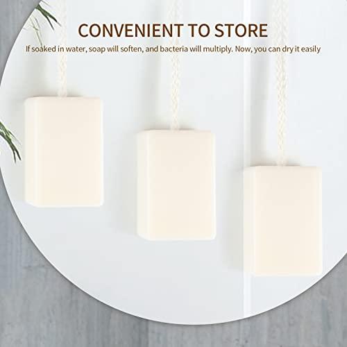 IeBilif IeBilif Bar Soap for Men, Soap On A Rope 4 Bar Pack Men's Soap, Body and Face Natural Bath Soap For Men 200g/7.05 Oz each