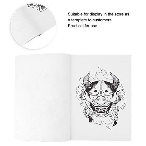 ZJchao Stick and Poke Tattoo kit,Tattoo Template Set, Hannya Pattern Professional Tattoo Book Tattoos Stencils Body Tattoo Practice Template Book Tattoo Templates Picture for Tattoo Artist