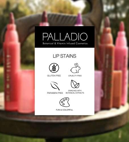 Palladio Palladio Lip Stain, Hydrating and Waterproof Formula, Matte Color Look, Longlasting All Day Wear Lip Color, Smudge Proof Natural Finish, Precise Chisel Tip Marker, Rose