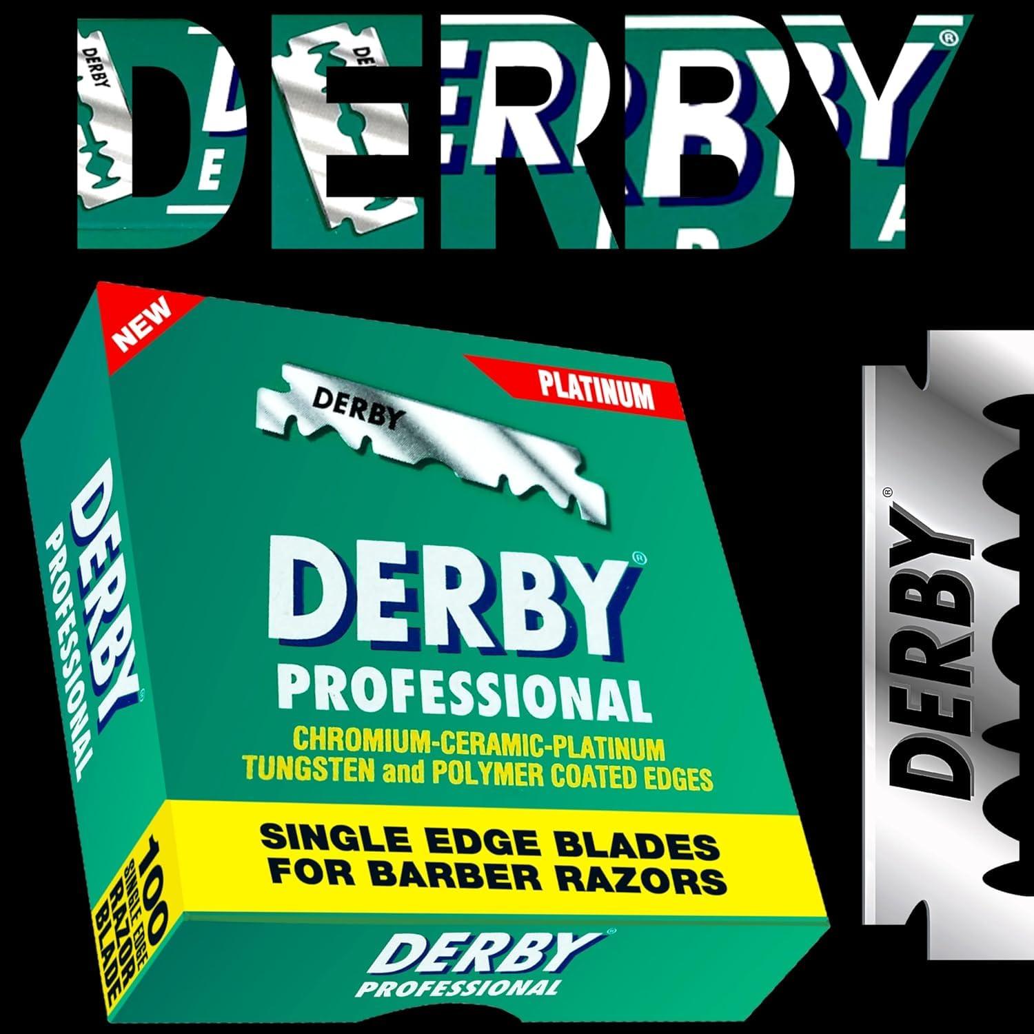 Derby Derby Professional Single Edge Razor Blades, 100 Count