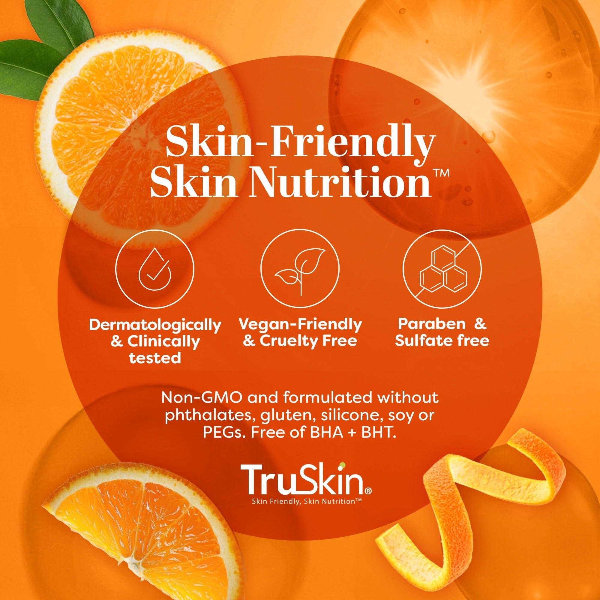TruSkin Naturals TruSkin Vitamin C Serum & Vitamin C Scrub Duo for Brighter, Smoother and Glowing Skin