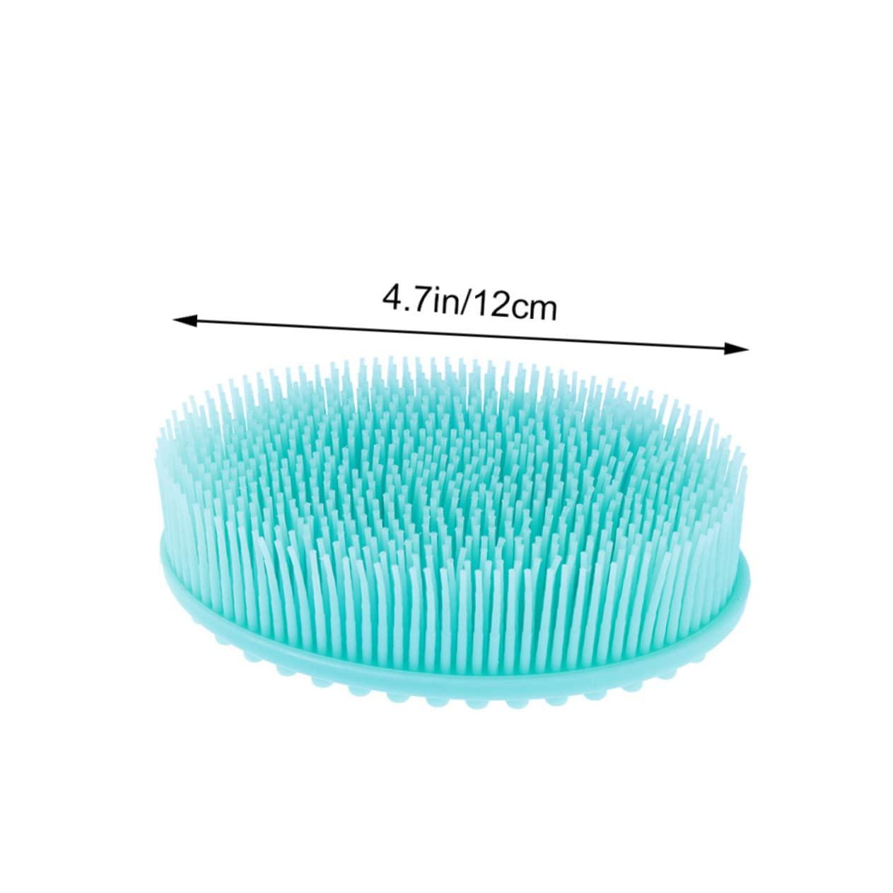 Housoutil Housoutil Bath Exfoliating Silicone Brush Silicone Back Brush Body Exfoliator Brush Massage Back Skin Scrub Brush Silicone Body Scrub Scrubber Silicone Body Tactile Brush Clean